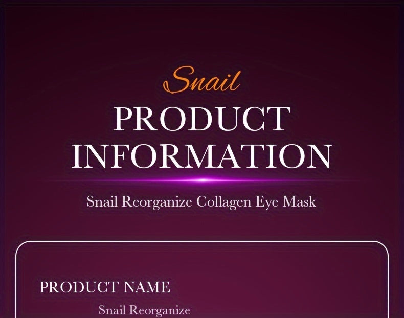 Snail Collagen Eye Mask