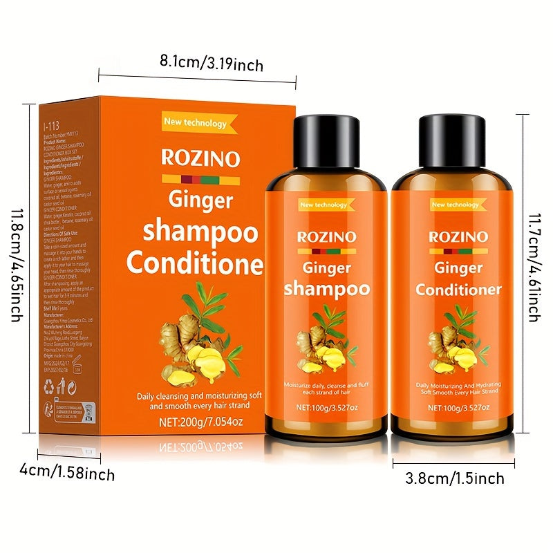 Rozino Ginger Hair Care Set