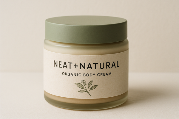generate organic body care product using our brand logo