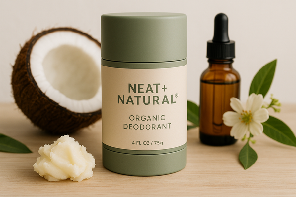 organic DEODORANT using our brand logo